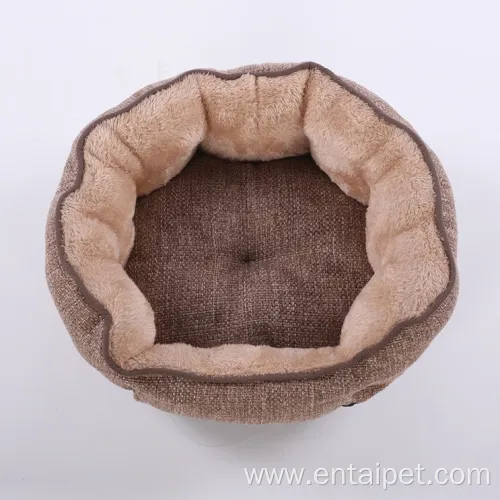 Unfolded Blue Waterproof Material Pet Dog Bed